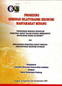 Prosiding Seminar Silaturahmi Ekonomi Masyarakat Minang