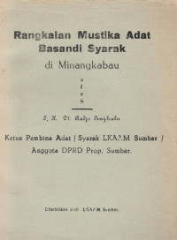 Rangkaian mustika adat basandi syarak di Minang Kabau