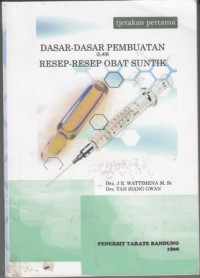 Dasar-dasar Pembuatan dan Resep-resp Obat suntik 1