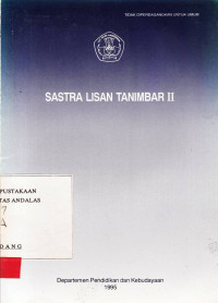 Sastra Lisan Tanimbar II