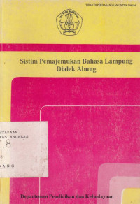 sistem pemajemukan Bahasa Lampung Dialek abung