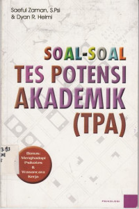 Soal-Soal Tes Potensi Akademik (TPA)