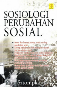 Sosiologi Perubahan Sosial