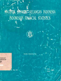 Statistik Ekonomi-Keuangan Indonesia/Indonesian Financial Statistics Vol. XXVII