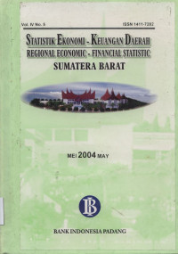 Statistik Ekonomi - Keuangan Daerah Sumatera Barat Mei 2004