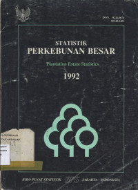 Statistik Perkebunan Besar 1992