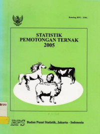 Statistik Pemotongan Ternak 2005