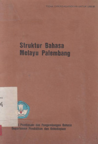 struktur Bahasa Melayu Palembang