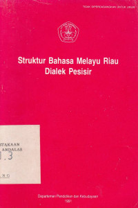 Struktur Bahasa Melayu Riau Dialek Pesisir