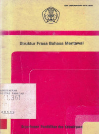 STRUKTUR Frasa Bahasa Mentawai / Syofyan Adam et.al