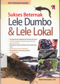 Sukses Beternak Lele Dumbo dan Lele Lokal