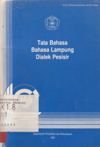 Tata Bahasa : Bahasa Lampung Dialek Pesisir / Indonesia