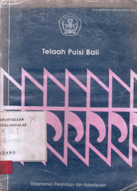 Telaah Puisi Bali  /  Gusti Ketut Ardhana