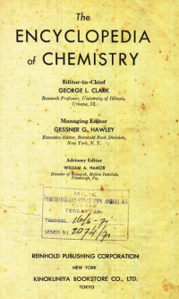 The Encyclopedia of Chemistry