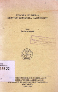 Upacara Selikuran Keraton Surakarta Hadiningrat