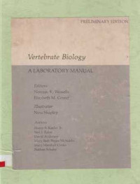 Vertebrate Biology A Laboratory Manual