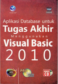 Aplikasi Database untuk Tugas Akhir Menggunakan Visual Basic 2010